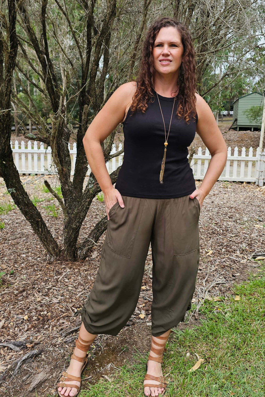 Army Boho 7/8 Pants