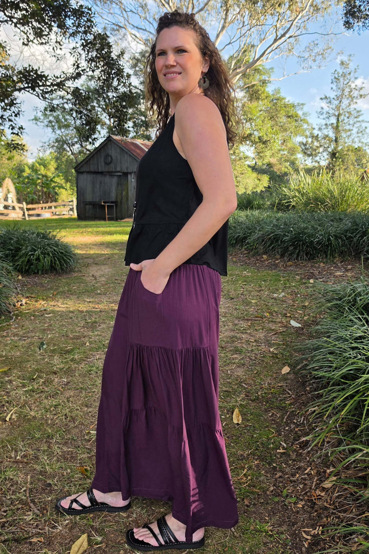Black Frill Top