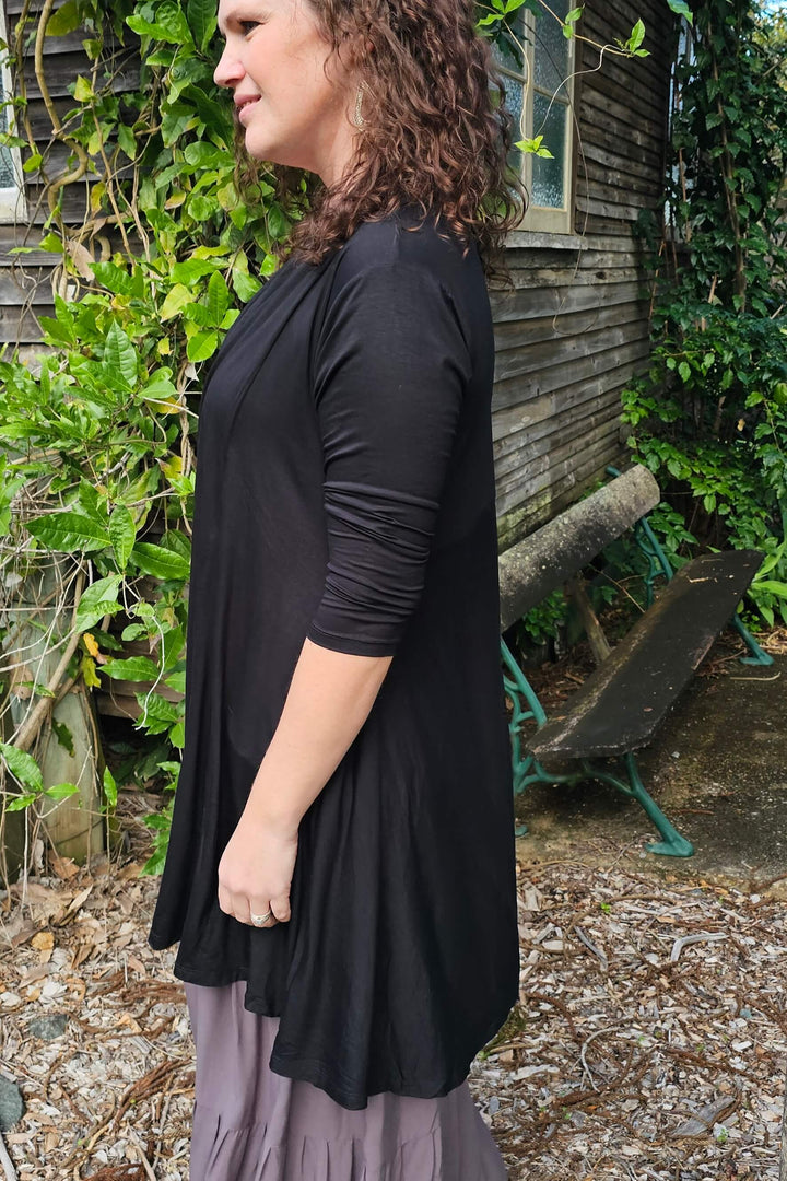 Black Jersey Jacket